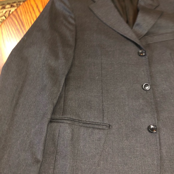 EREDI PISANO BLACK 3 BUTTON CHEST POCKET POCKET ON CHEST AND ON EACH SIDE - Picture 2 of 13